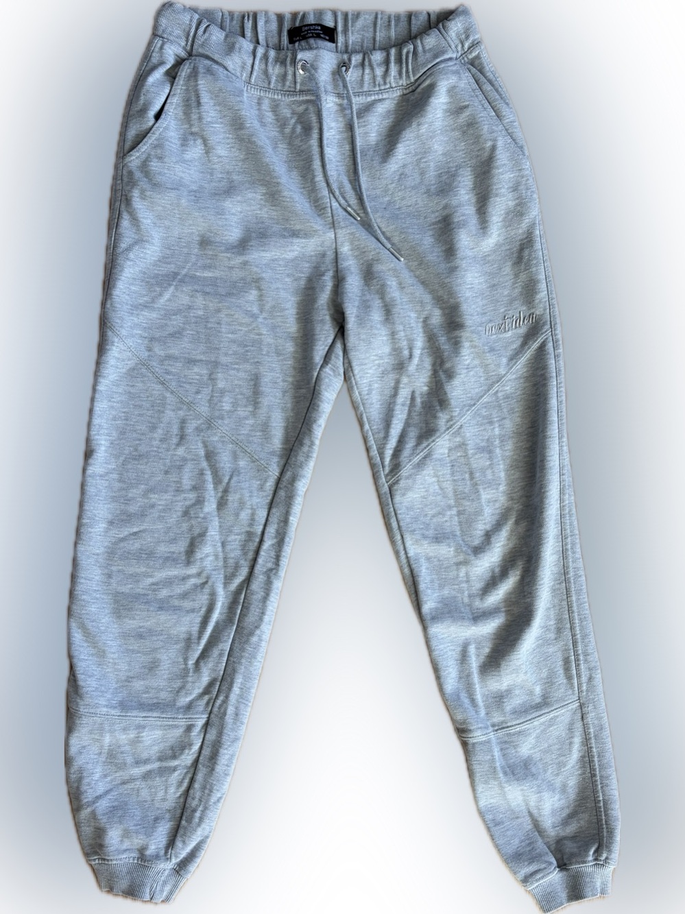 Bershka Light Gray Women's Jogger Pants